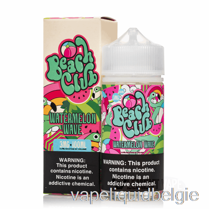 Vape Smaken Watermeloen Golf - Beach Club - 100ml 0mg